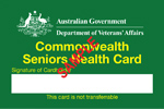 Department of Veterans' Affairs Commonwealth Seniors Health Card